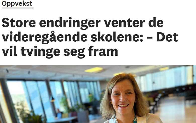 Store endringer venter de videregående skolene