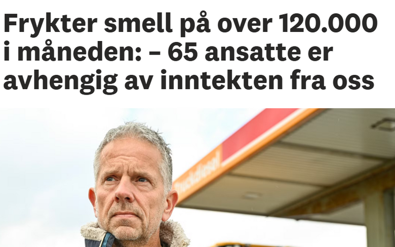 Frykter smell på over 120.000 i måneden: – 65 ansatte er avhengig av inntekten fra oss